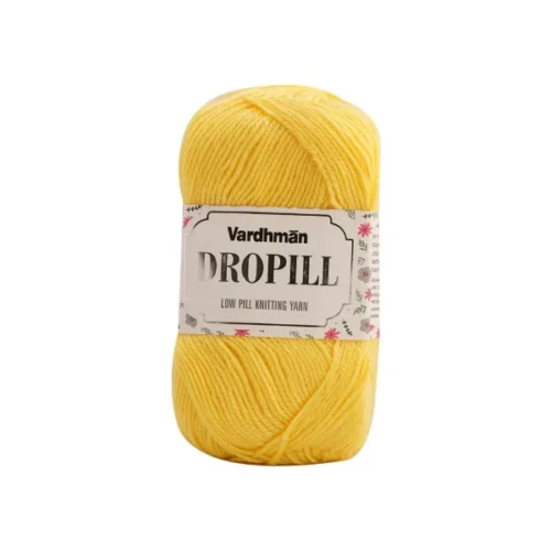 Dropill Low Pill Knitting Yarn - Light Yellow DRM011