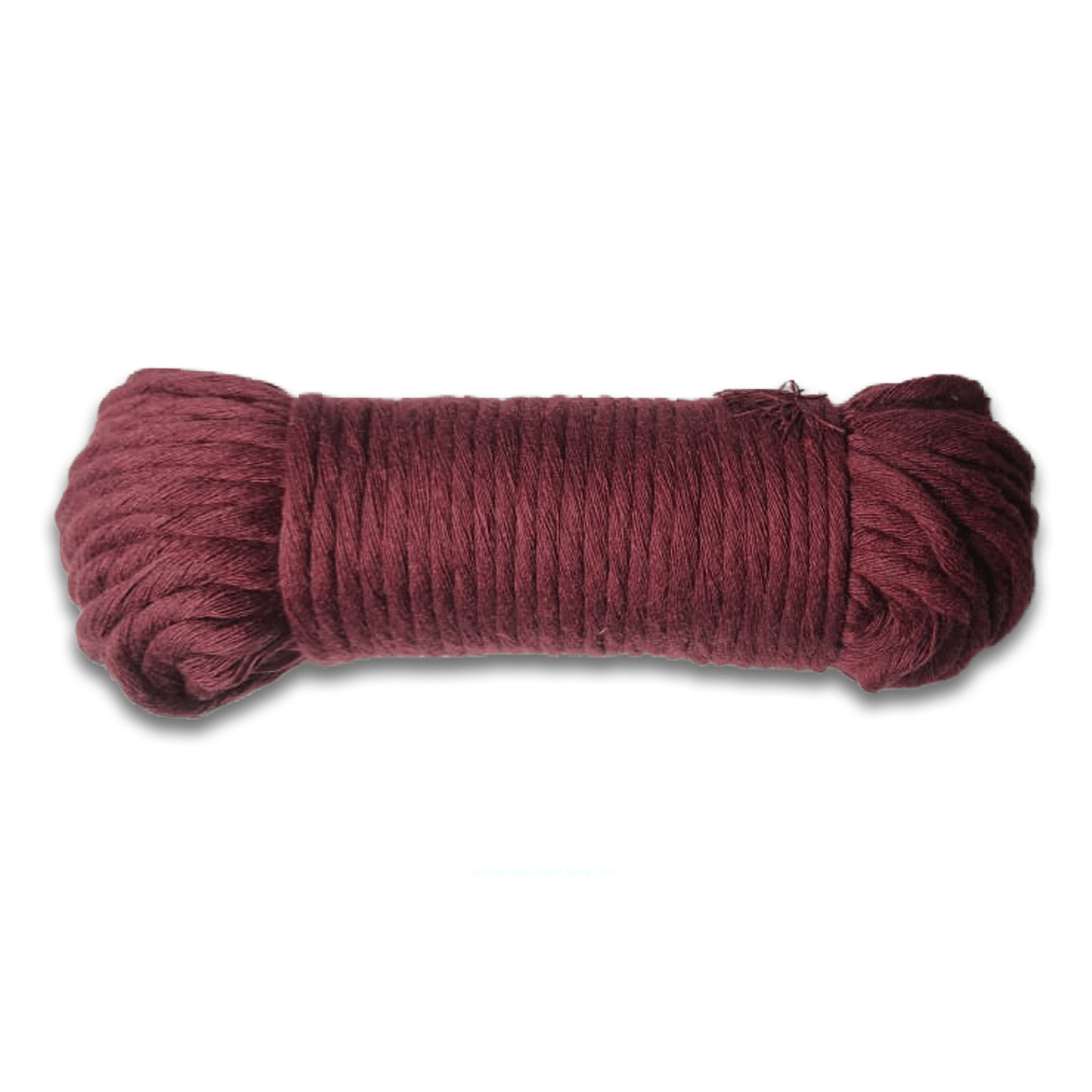 Maroon Sunflower 5mm Unwisted Macrame mraroon - m
