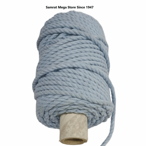 Macrame Cord – 4mm Twisted (3 Ply, Appx. 250g) Light Blue