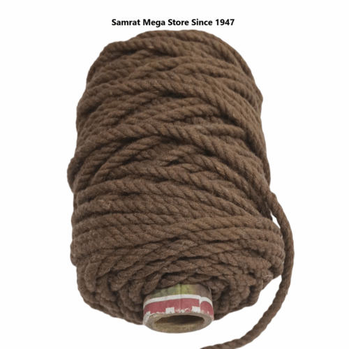 Macrame Cord – 4mm Twisted (3 Ply, Appx. 250g) Coffee