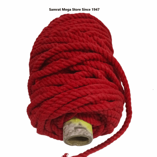 Macrame Cord – 4mm Twisted (3 Ply, Appx. 250g) Red