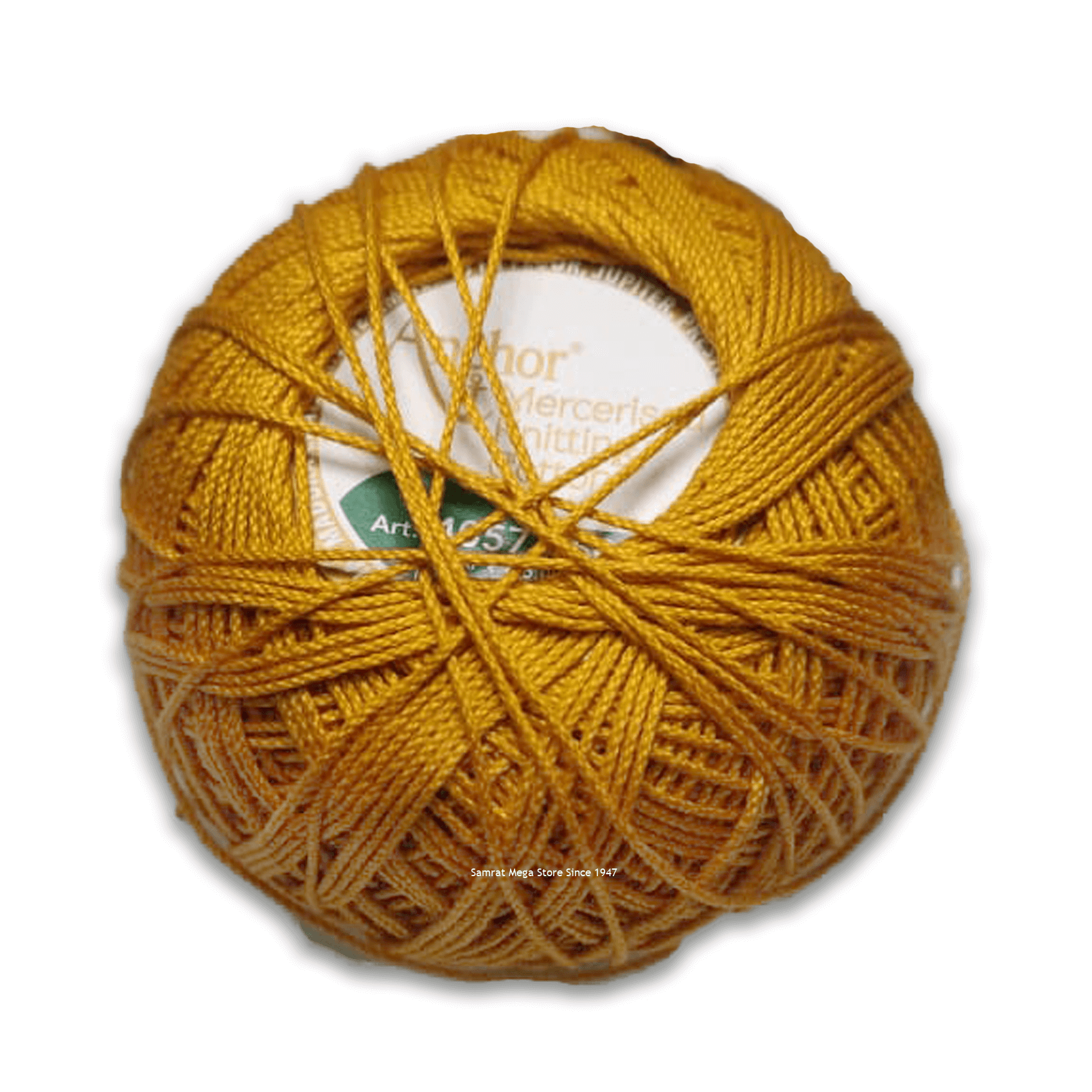 mustard-307 Anchor Knitting Cotton 4 mustard 307