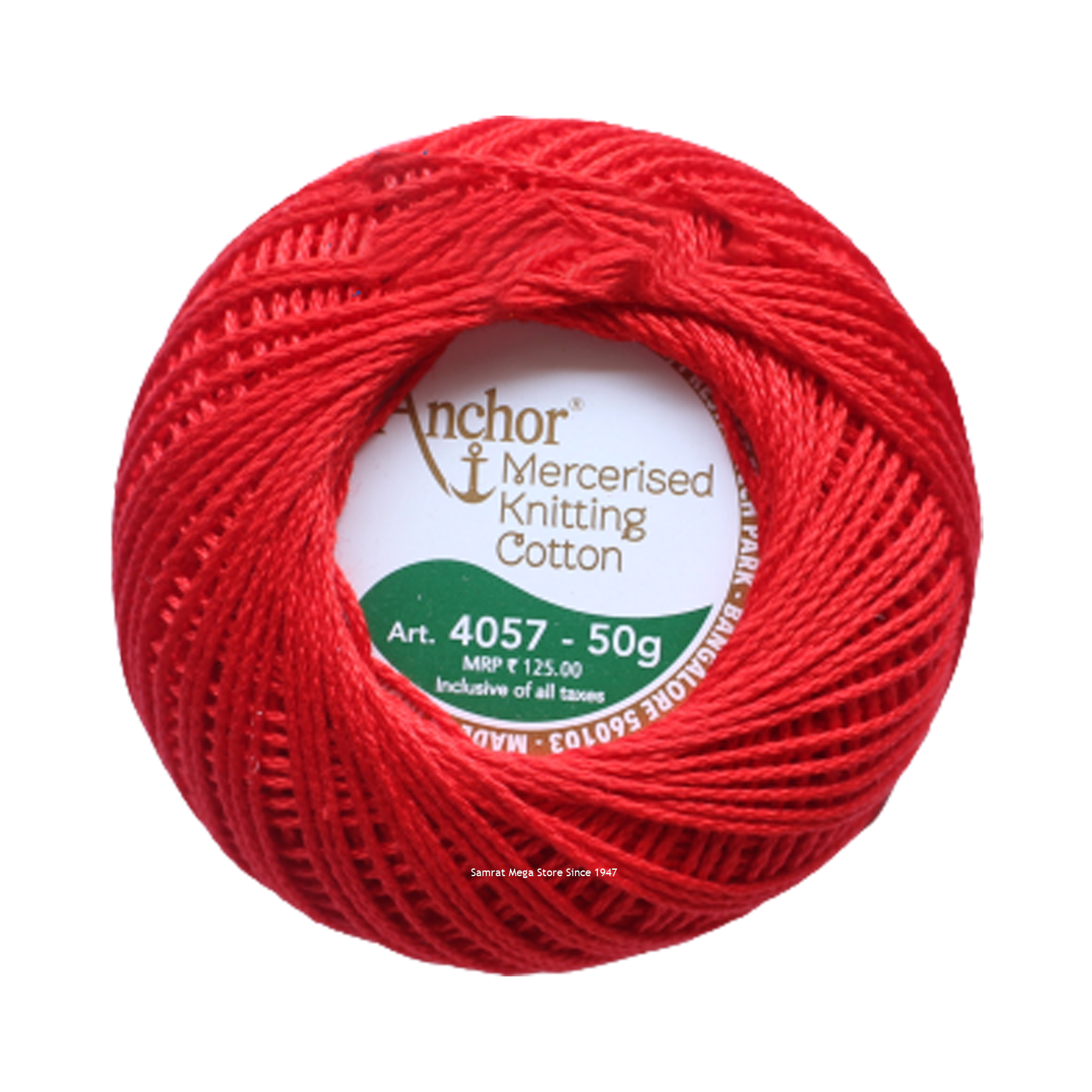 red-46 Anchor Knitting Cotton 4 red 46