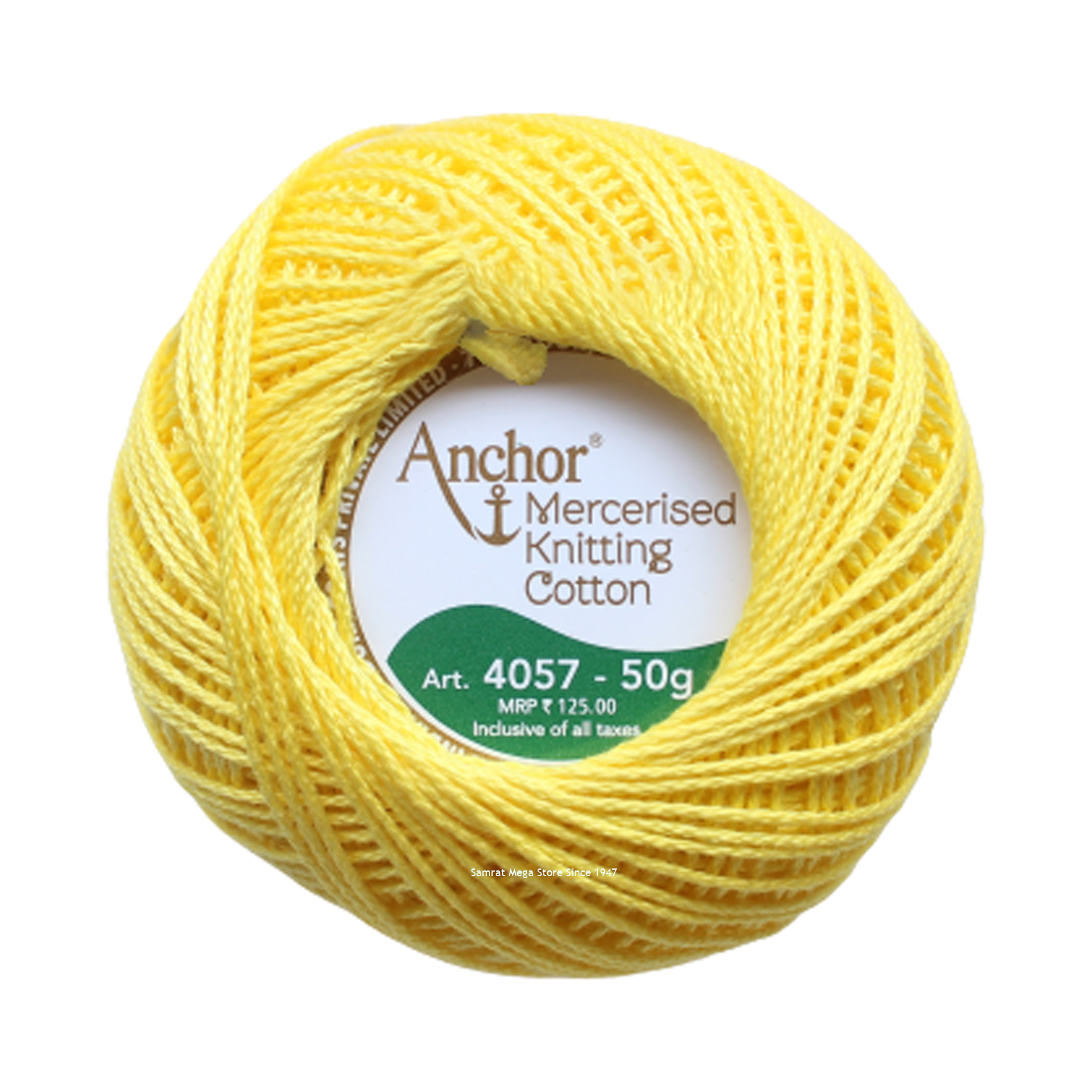 yellow-289 Anchor Knitting Cotton 4 yellow 289