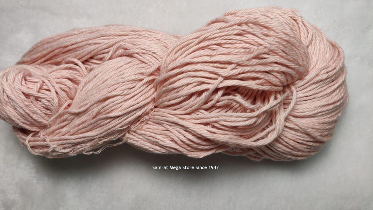 6 ply cotton yarn, shade number 48 dull pink- 6-ply-cotton-yarn-shade-number-48-dull-pink