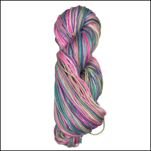 Jazzy Print Yarn- Pink Mix (Shade: 001)