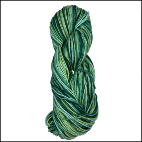 Jazzy Print Yarn- Green Mix (Shade: 009)
