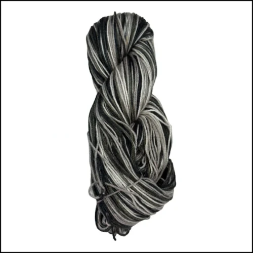 Jazzy Print Yarn- Grey Black (Shade: 010)