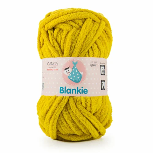 Blankie Yarn (Shade: 005) Yellow Mustard