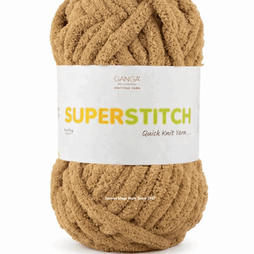 Ganga Super Stitch Yarn-Camel Brown(SST035)
