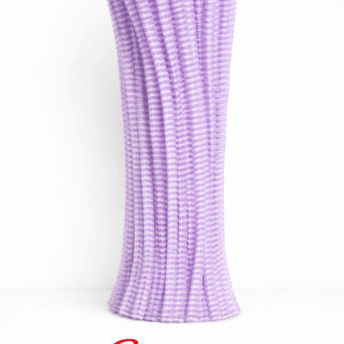 Dual Color Pipe Cleaner-Lavender & White