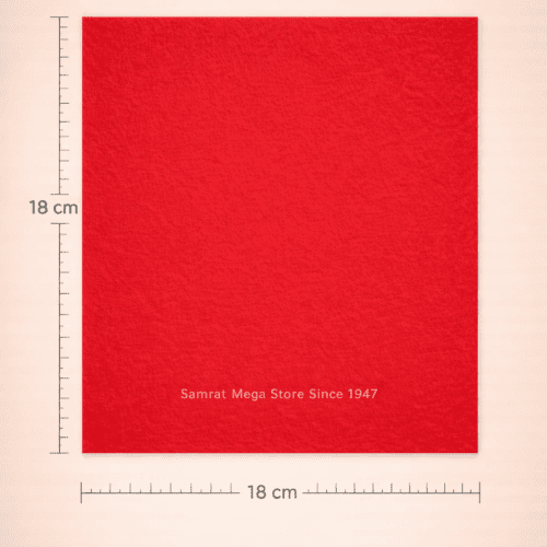 Felt Crafting Sheet-Red