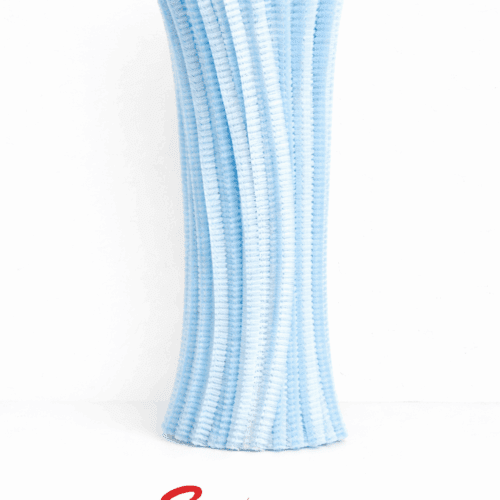 Dual Color Pipe Cleaner-Sky Blue & White