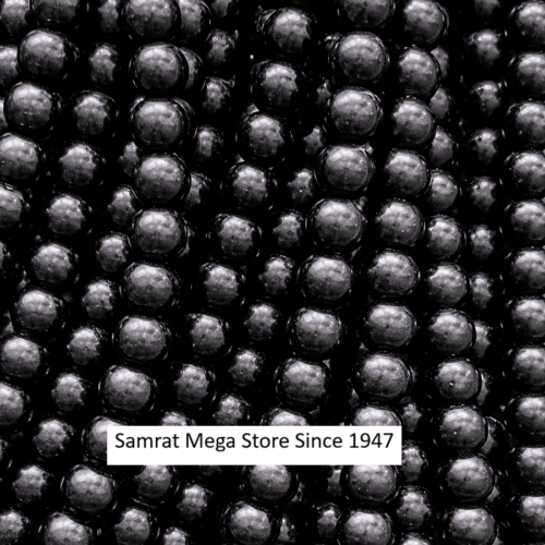 Black Moti Beads (Synthetic Pearl)