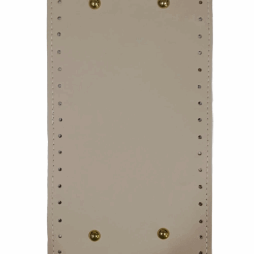 Rectangular Hand Bag Base with Rounded Corners - Warm Cream