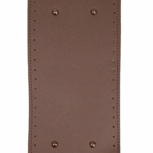 Rectangular Hand Bag Base with Rounded Corners - Latte Brown
