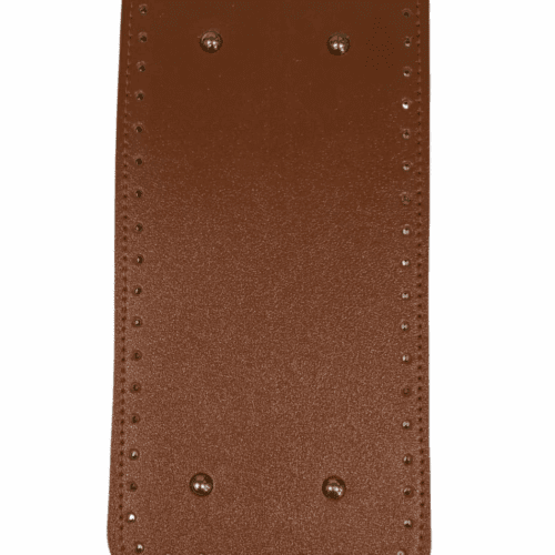 Rectangular Hand Bag Base with Rounded Corners - Brown