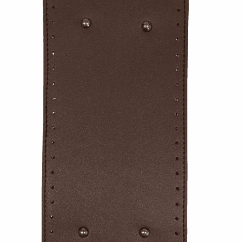 Rectangular Hand Bag Base with Rounded Corners - Chocolate Brown