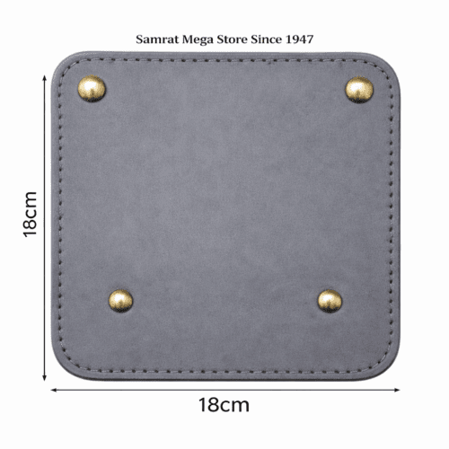 Square Hand Bag Base with Rounded Corners - Ash Grey