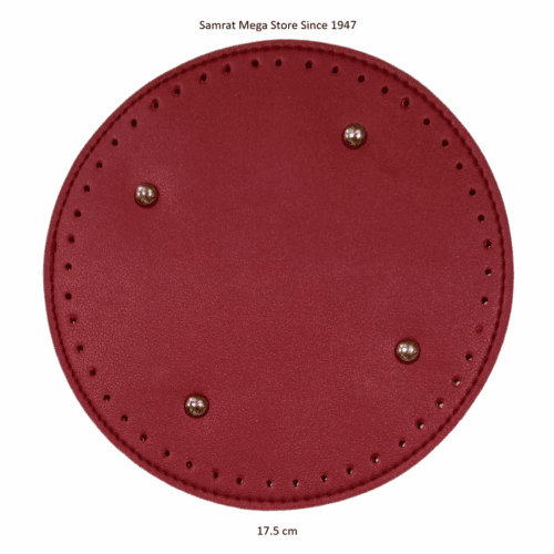 Rounded Hand Bag Base with Rounded Corners - Maroon
