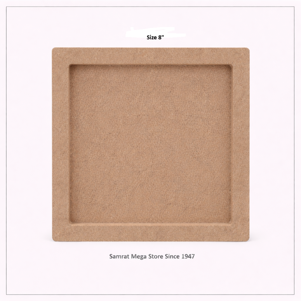 Square MDF Coaster-8" (6mm Thick)