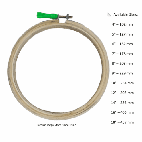 Wooden Embroidery Hoop Ring