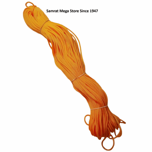 Macrame Cord (Braided) Orange Peach – 20 Meter | 5 mm