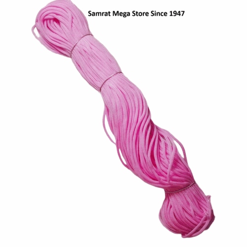 Macrame Cord (Braided) Neon Pink – 20 Meter | 5 mm