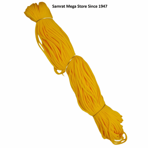 Macrame Cord (Braided) Mustard Yellow – 20 Meter | 5 mm