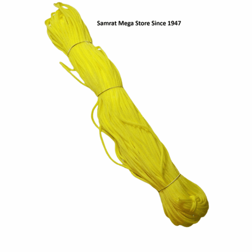 Macrame Cord (Braided) Lemon Yellow – 20 Meter | 5 mm