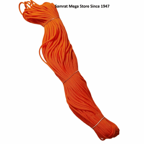 Macrame Cord (Braided) Orange – 20 Meter | 5 mm