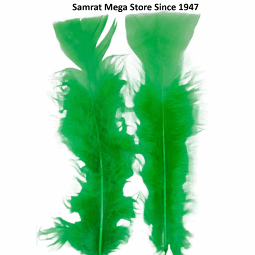 Feathers 5–6" | 10 Pcs - Green