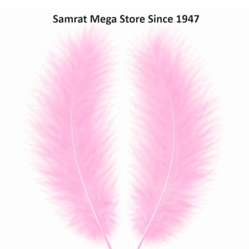 Feathers 5–6" | 10 Pcs - Baby Pink