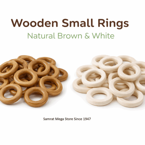 Wooden Small Rings for Craft – Multiple Sizes (12 pcs | 100 pcs)