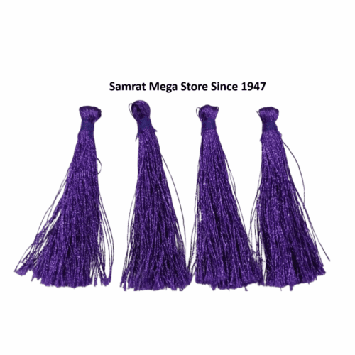 Tassel Latkan-Pack of 12 (Approx. 2.5") Purple