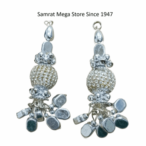 Latkan Pair - 3.1" Silver (18g)