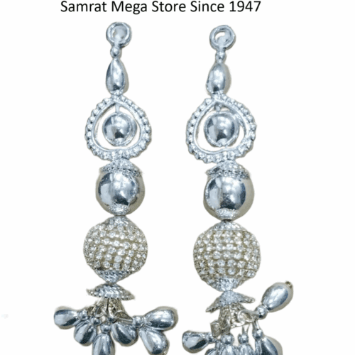 Latkan Pair - 4" Silver (20g)
