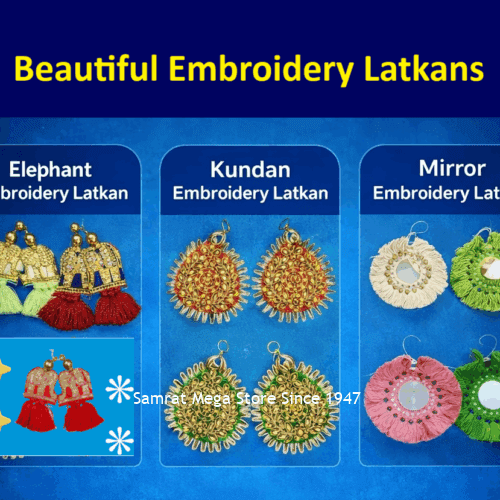 Embroidery Latkan Pair