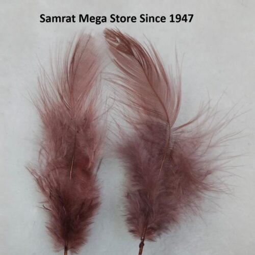 Feathers 2–5" | 72 to 80 Pcs - Brown
