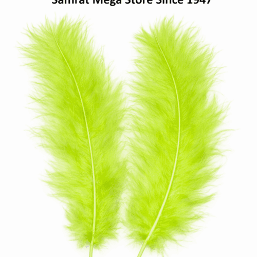 Feathers 5–6" | 10 Pcs - Lemon Green