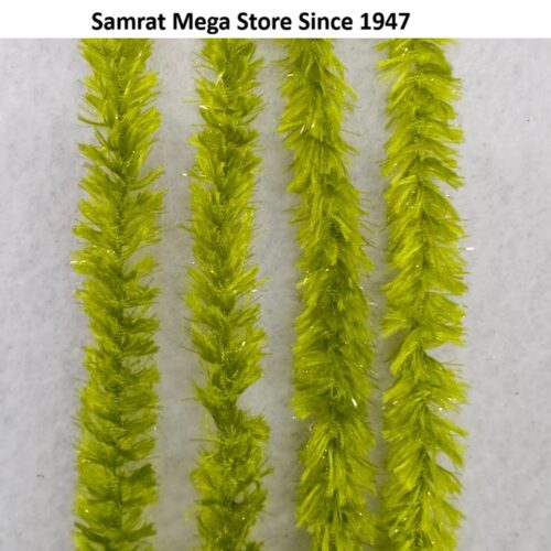 Feather Wool Yarn - Lime Green (Approx. 1 kg, 100 g, 50 g Skein)