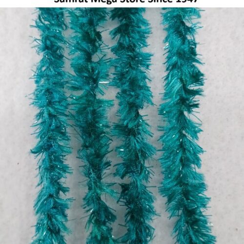 Feather Wool Yarn - Peacock Green (~1 kg, 100 g, 50 g Skein)