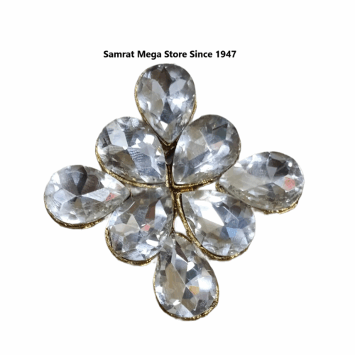 Crystal Classic Daisy Flower Brooch 1.5"(38.1 mm)