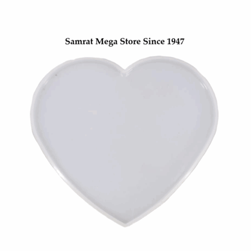 Silicone Mold - Heart Shape Dish (4", 6 mm Thick)