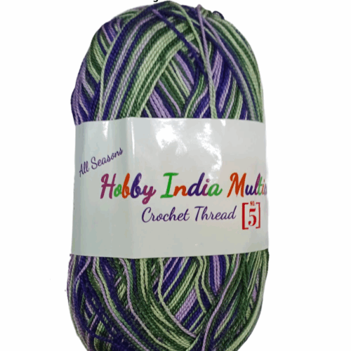 Hobby India Multicolor Crochet Thread – 36