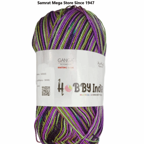 Hobby India Multicolor Crochet Thread – 40