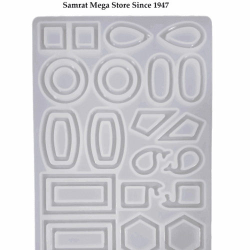 Silicone Mold - Mini Frame & Tag Set (4.3″×6", 4mm Thick)