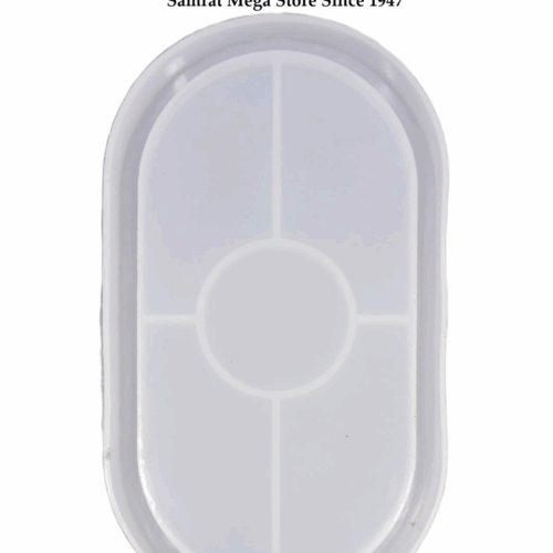 Silicone Mold – Tall Oval Tray (4.5″×8", 15mm Thick)