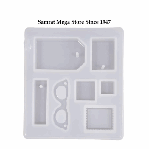 Silicone Mold – Mixed Geometry Mini Set (3.2″×3.5", 6mm Thick)