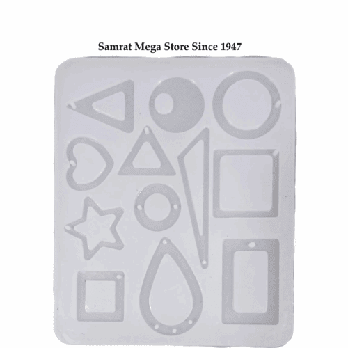 Silicone Mold – Mixed Craft Shapes (3.8″×4.5", 3mm Thick)